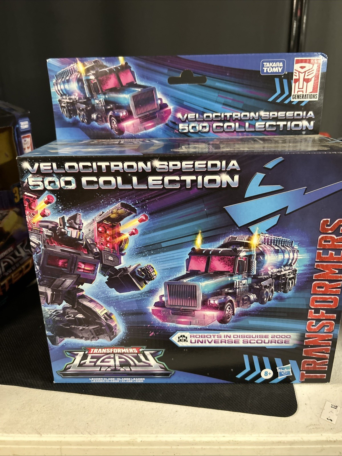 Transformers Legacy Velocitron Speedia 500 Flagello Classe Leader MISB