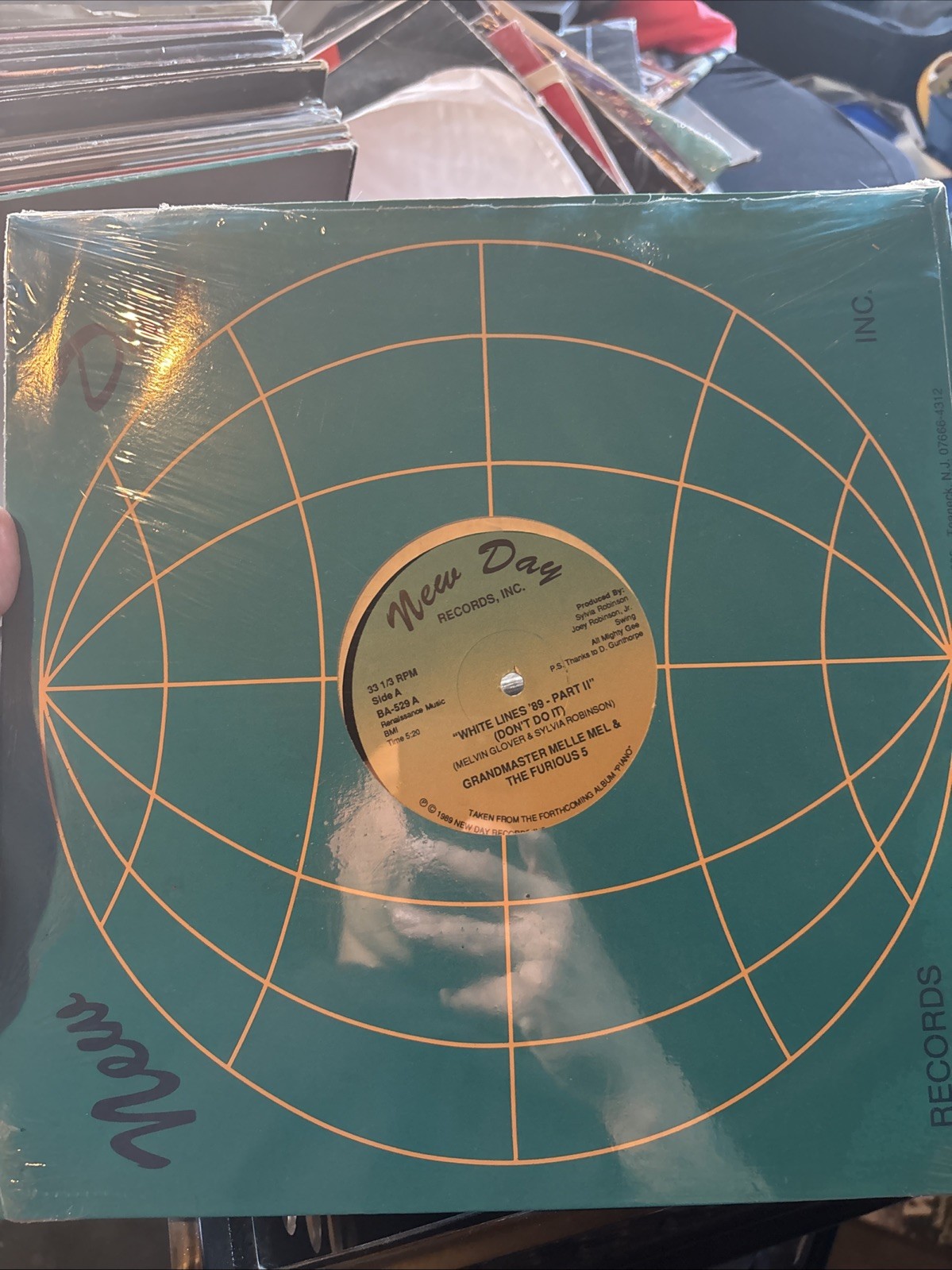 1989 - GRANDMASTER MELLE MEL & THE FURIOUS 5 - WHITE LINES '89 PART II - NEW DAY