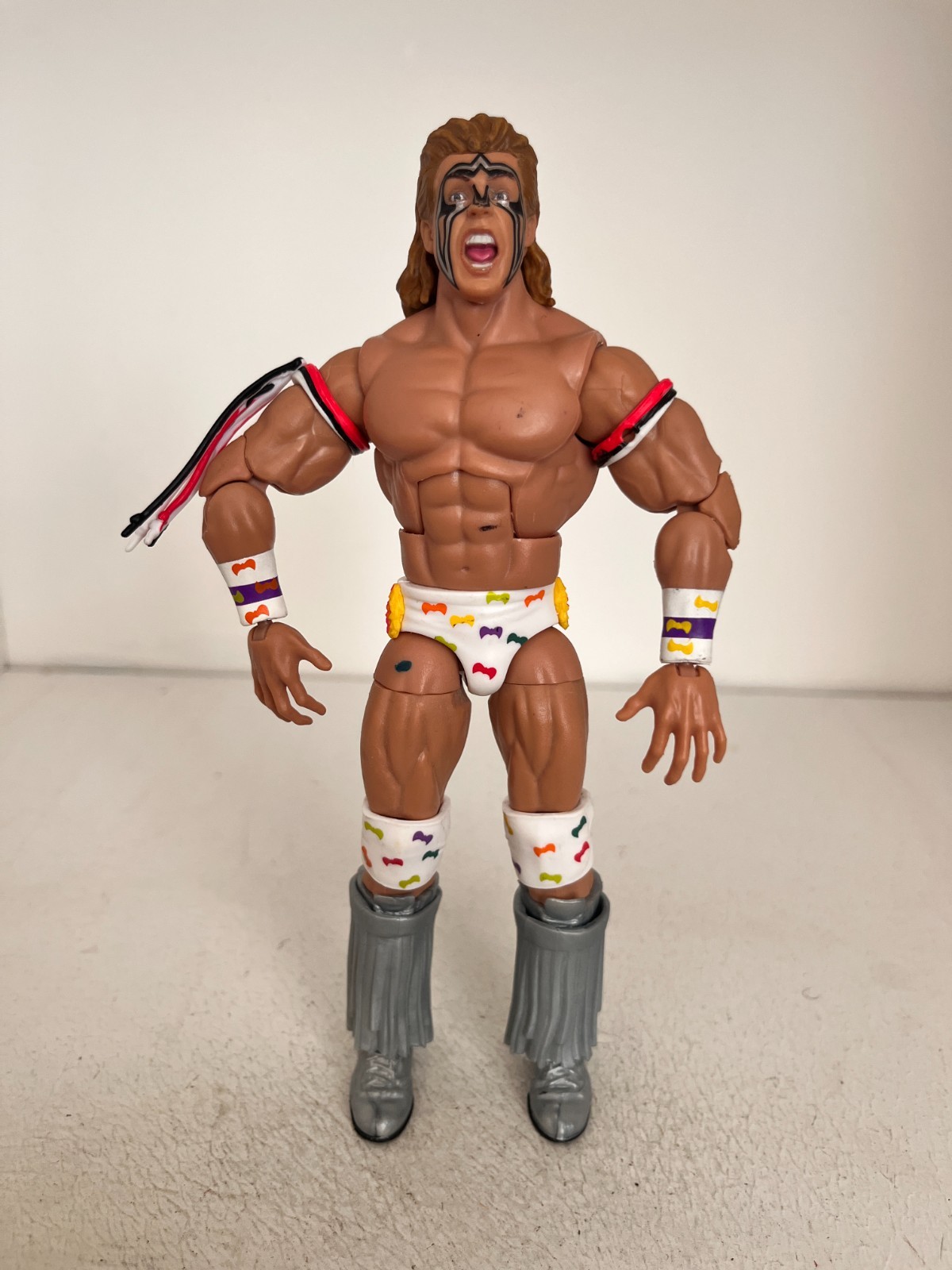 WWE L'ULTIMO GUERRIERO FIGURA DA GIOCO DI LOTTA MATTEL ELITE BAF SERIE SURVIVOR