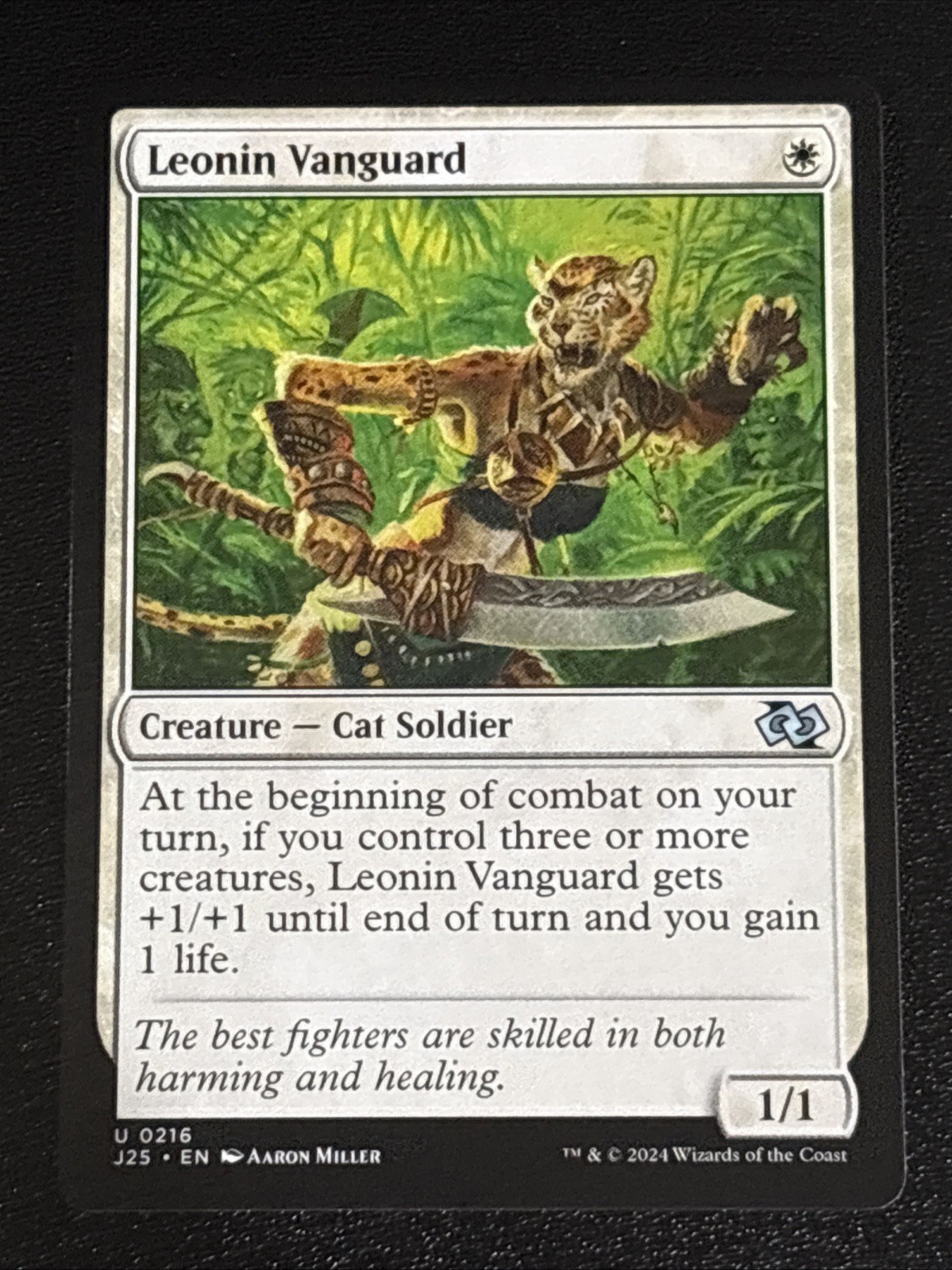 MTG Foundations Jumpstart Leonin Vanguard 0216 NM
