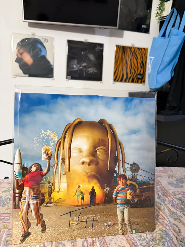 Vinile Travis scott firmato