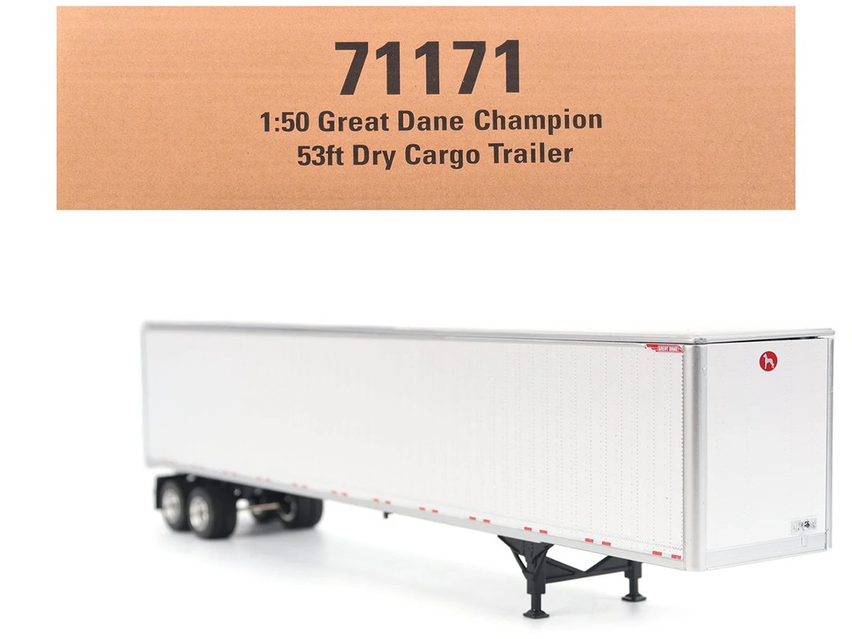Great Dane Champion 53ft Dry Cargo Trailer 1/50 Diecast Model - Diecast Masters