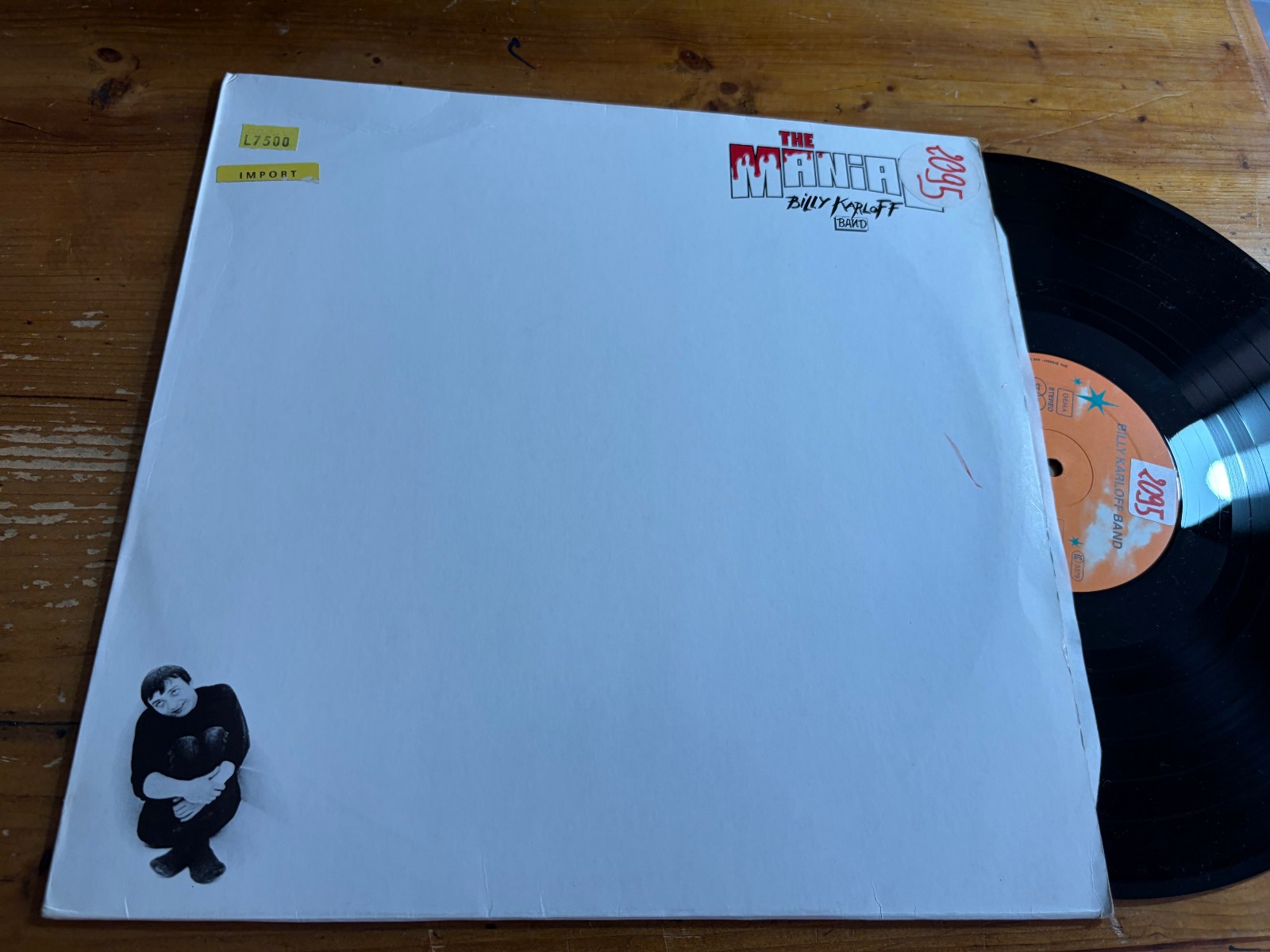 LP 1978 Billy Karloff Band – The Maniac -- PUNK