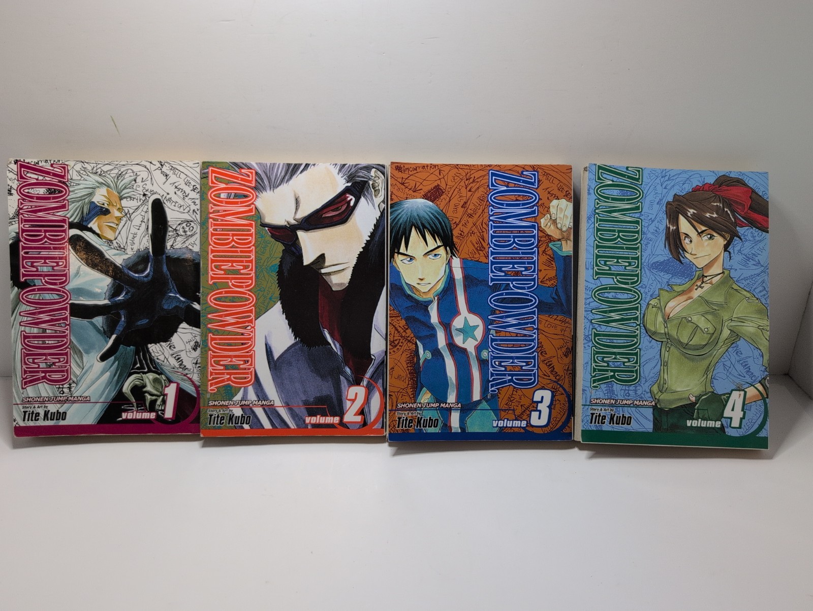 Zombie Powder Manga 1-4 Buone Condizioni Shonen Jump Tite Kubo