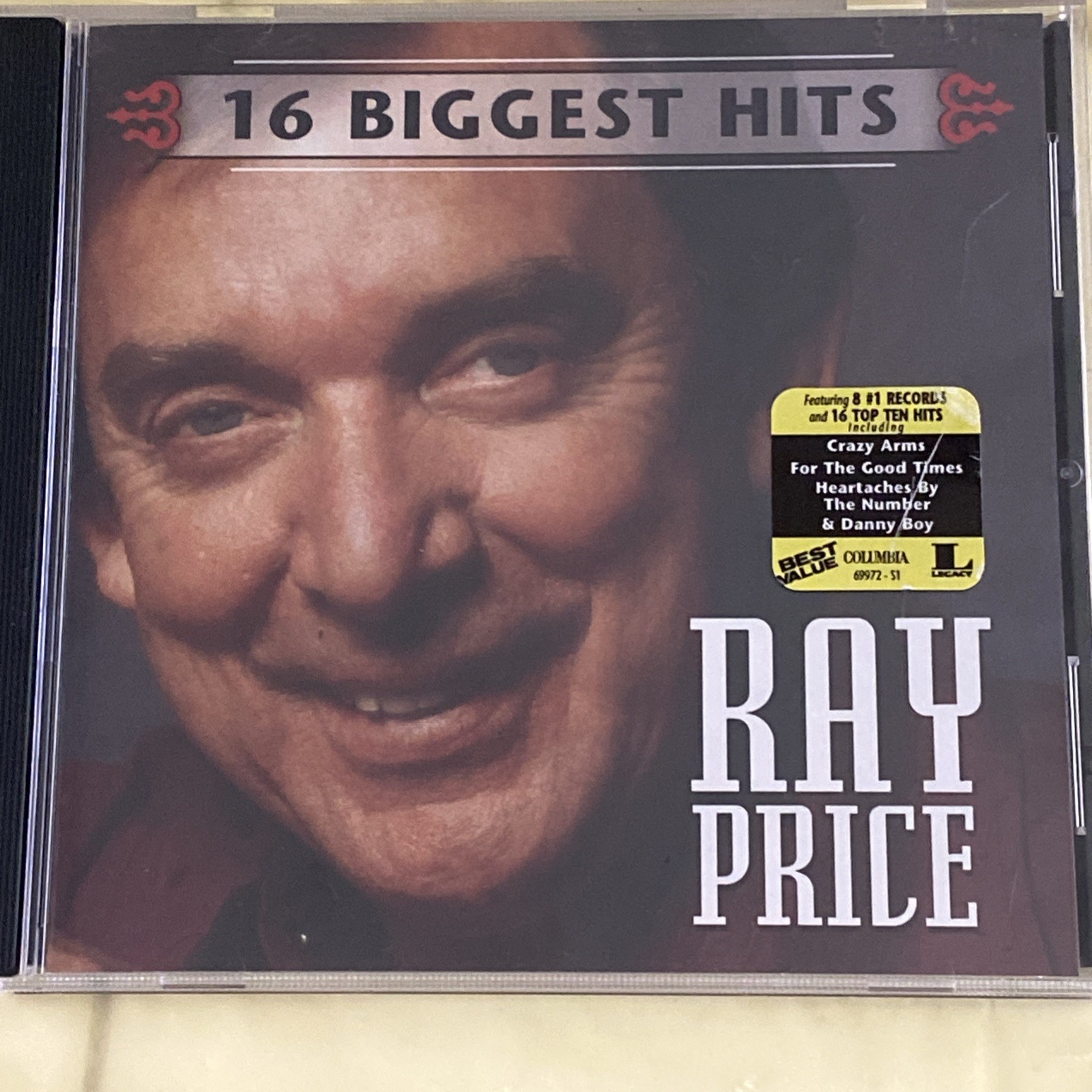 Ray Price - 16 Biggest Hits - Music CD - Ray Price -  1999-08-10 - Sony Legacy -
