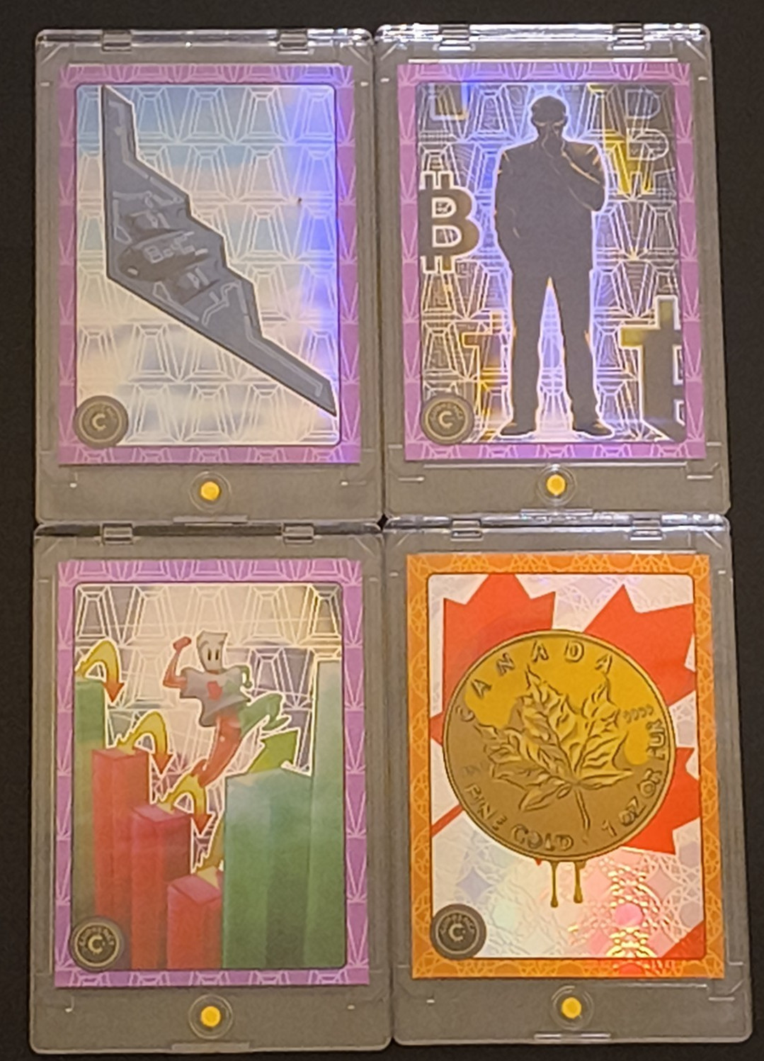 Cardsmiths Valuta Serie 5 Gemme Rifrattore Set 1xBeryl 3xTanzanite SSP RARO