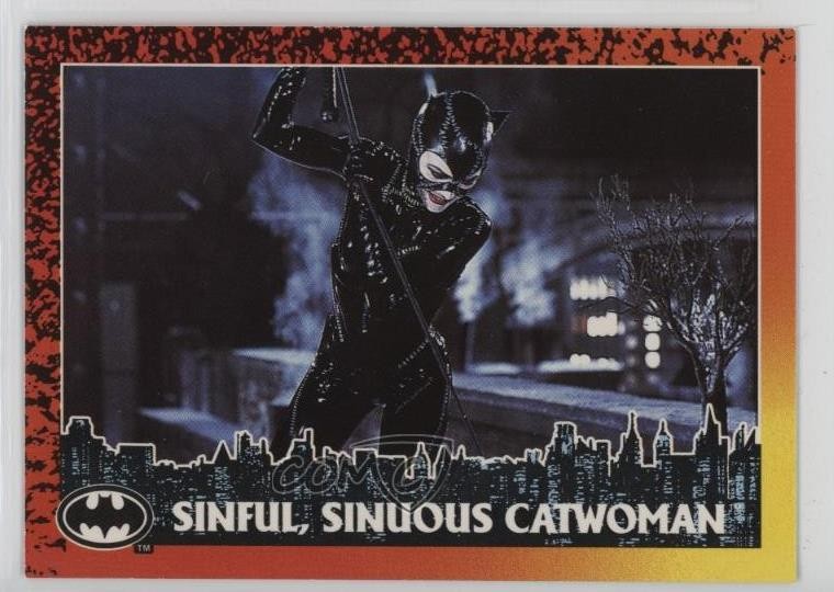 1992 Topps Batman Returns Sinful Sinuous Catwoman #44 0kb5