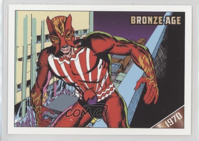 2012 Rittenhouse Marvel età del bronzo plastica bianca X-Men #2 d8k