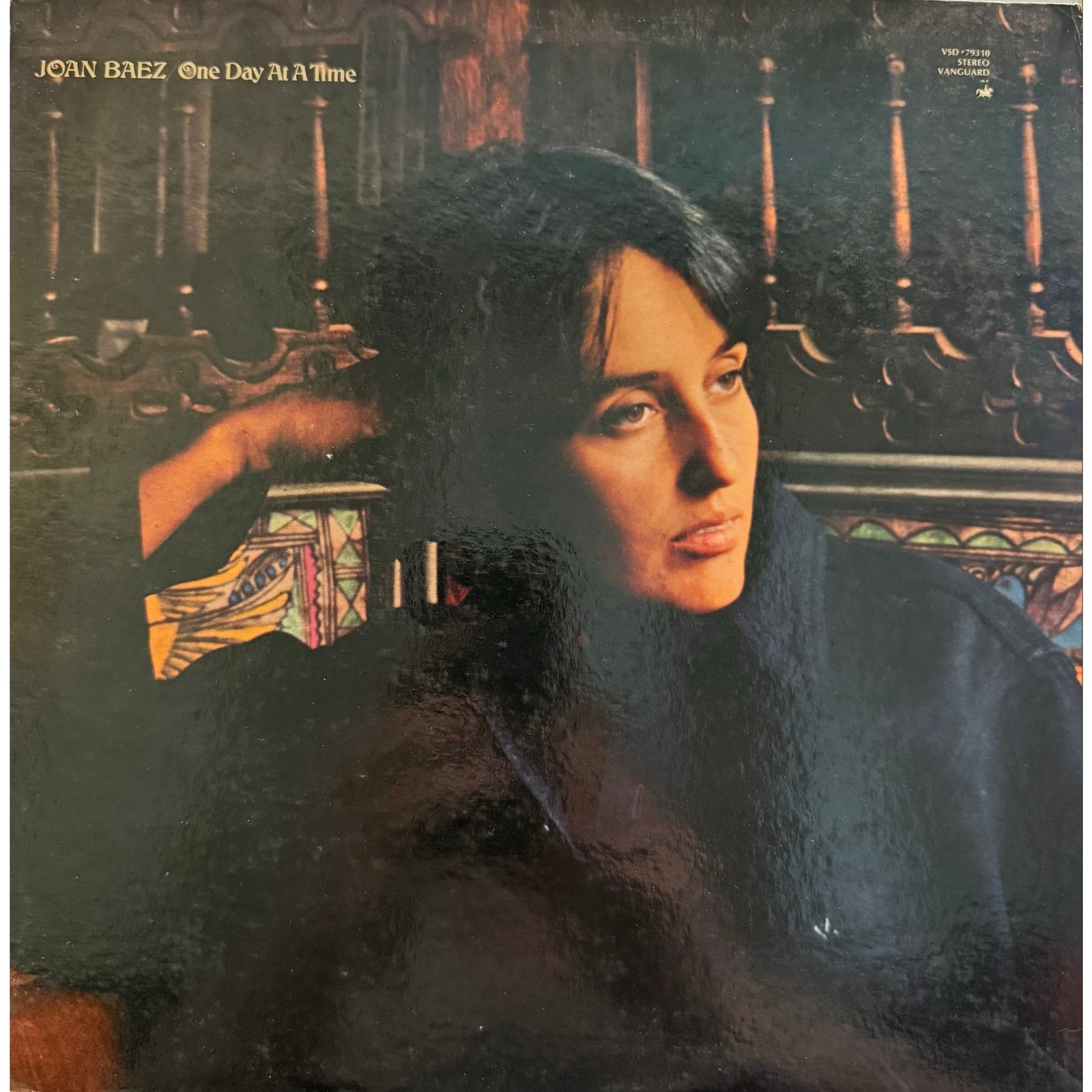 Joan Baez One Day At A Time LP Vinyl Album, 1969, Vanguard, Stereo, Folk, VG+