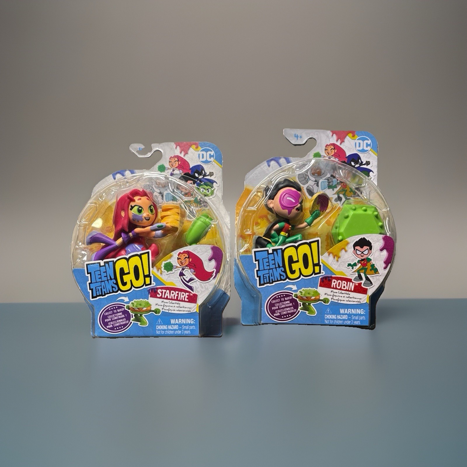 DC Teen Titans Go! Set microfigure Robin Starfire in scatola