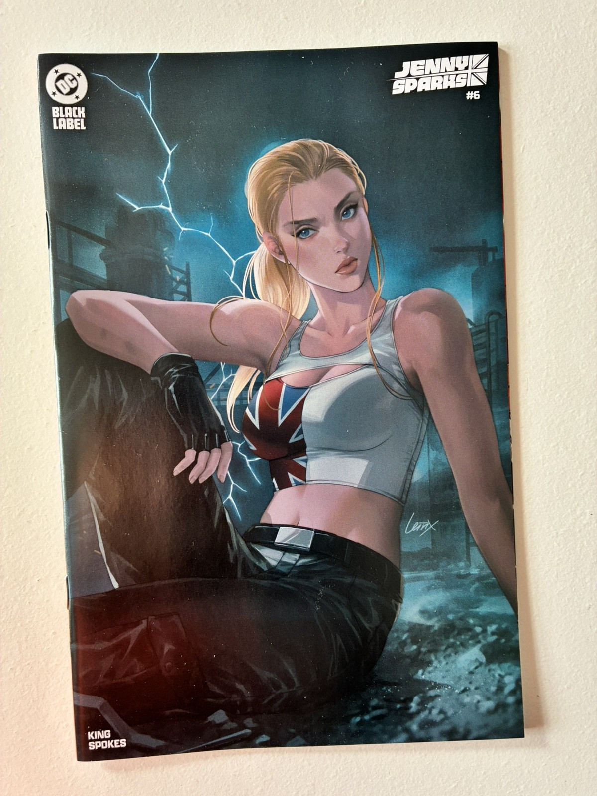 Jenny Sparks #6 (2025) Lesley Leirix Li Card Stock Variant B DC Black Label NM