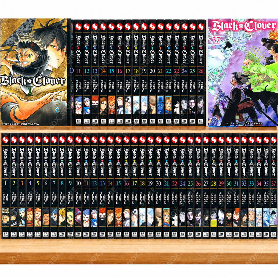 Black Clover Manga Inglese Vol 1-37 [Metà/Set Completo] di Yuki Tabata Fumetto Nuovo