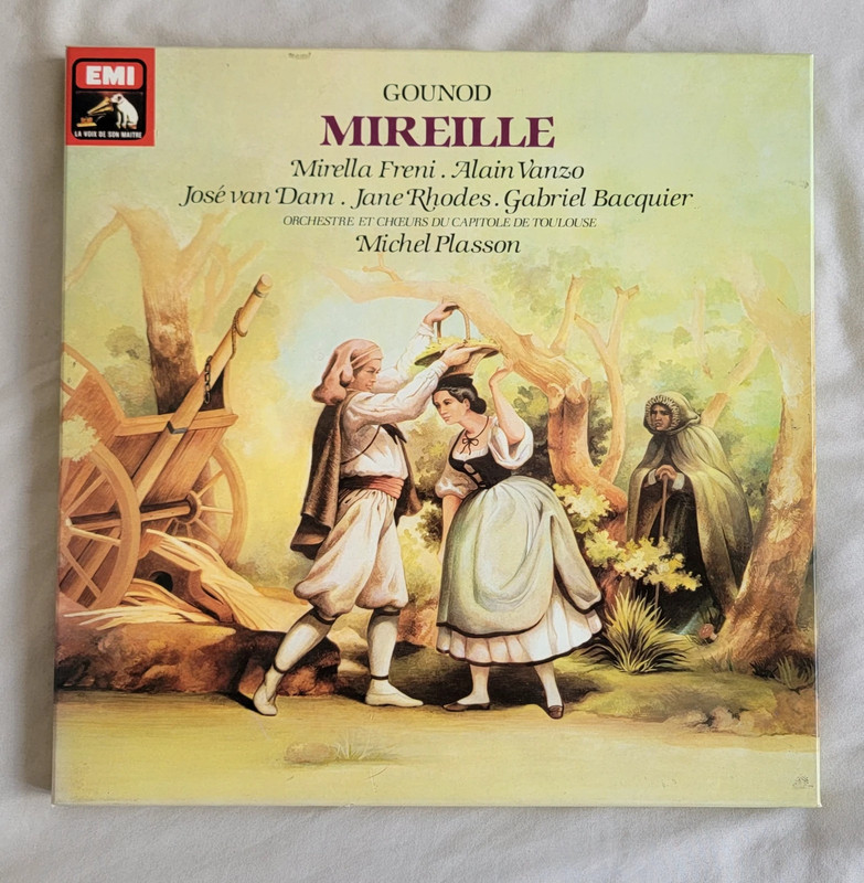 Gounod Mireille – Freni Alain Vanzo – Plasson – Coffret 3 vinyles EMI 1980