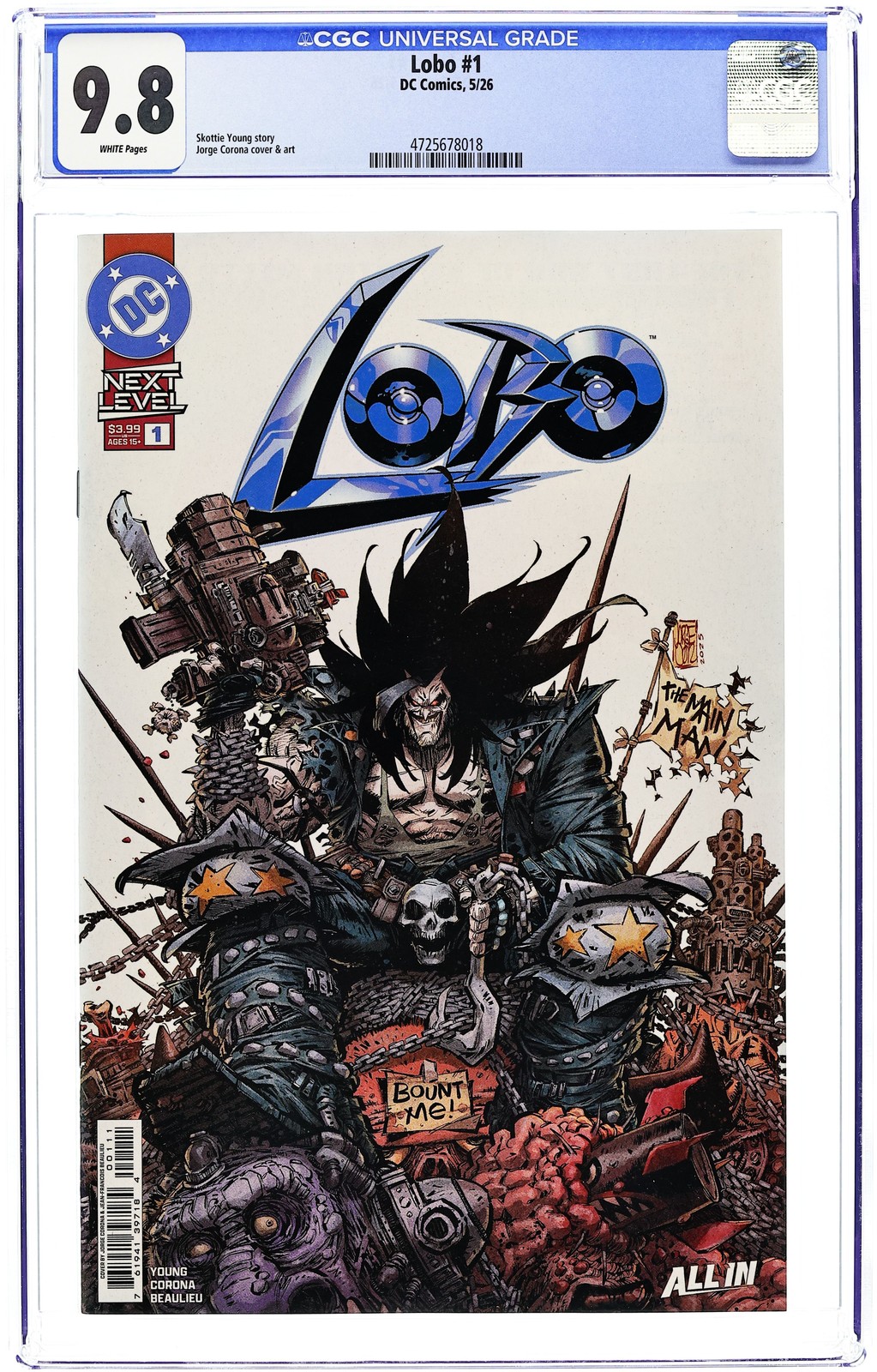 Lobo 1A CGC 9.8 2026 4725678018
