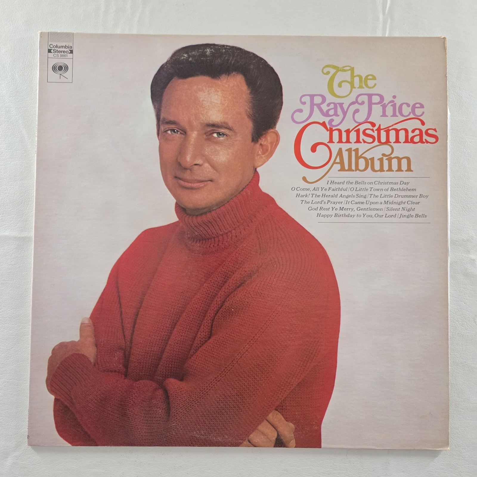 The Ray Price Christmas Album LP Record Vinyl  Columbia CS 9861 VG Tested