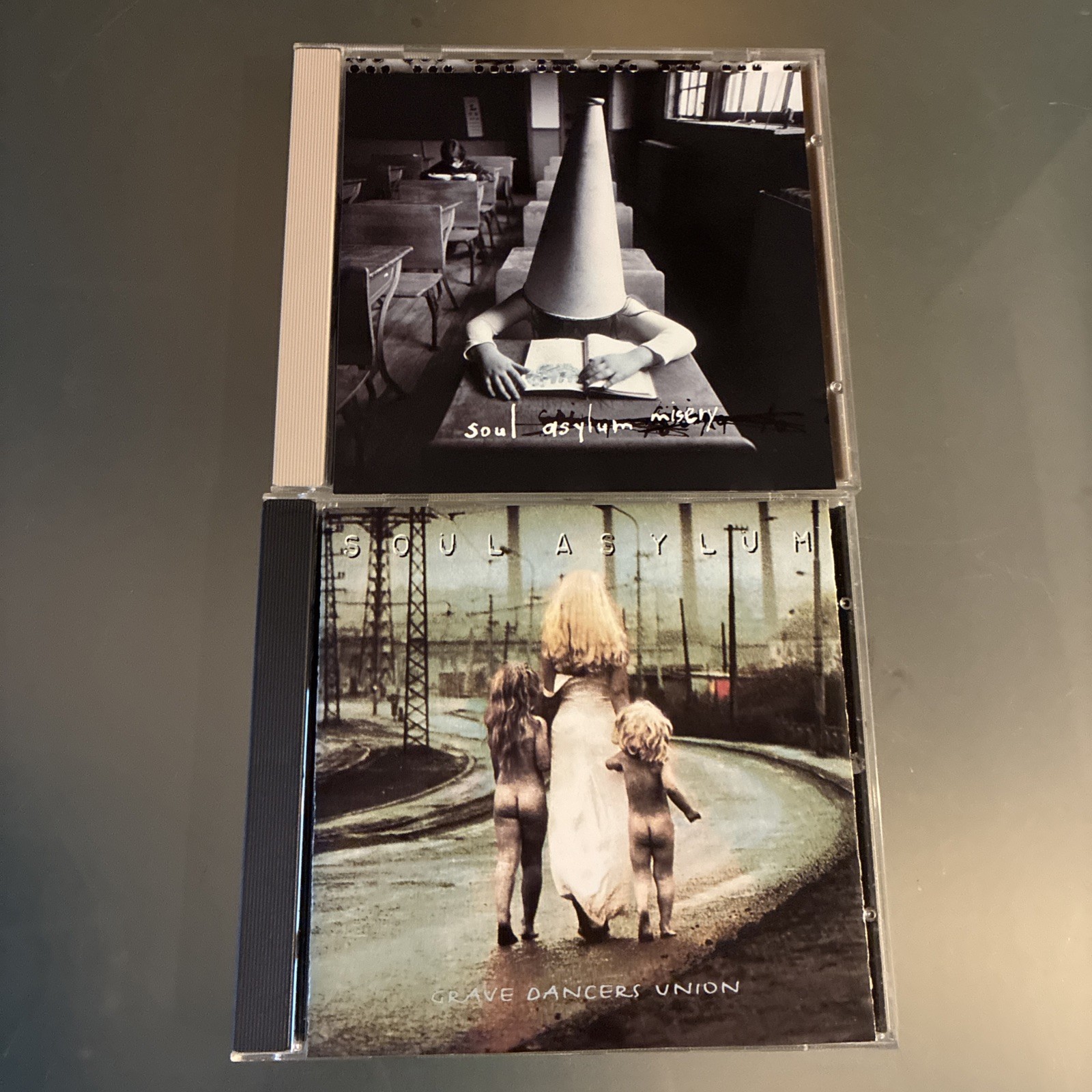 Soul Asylum 2 CD LOT Misery Maxi Single & Grave Dancers Union Excellent