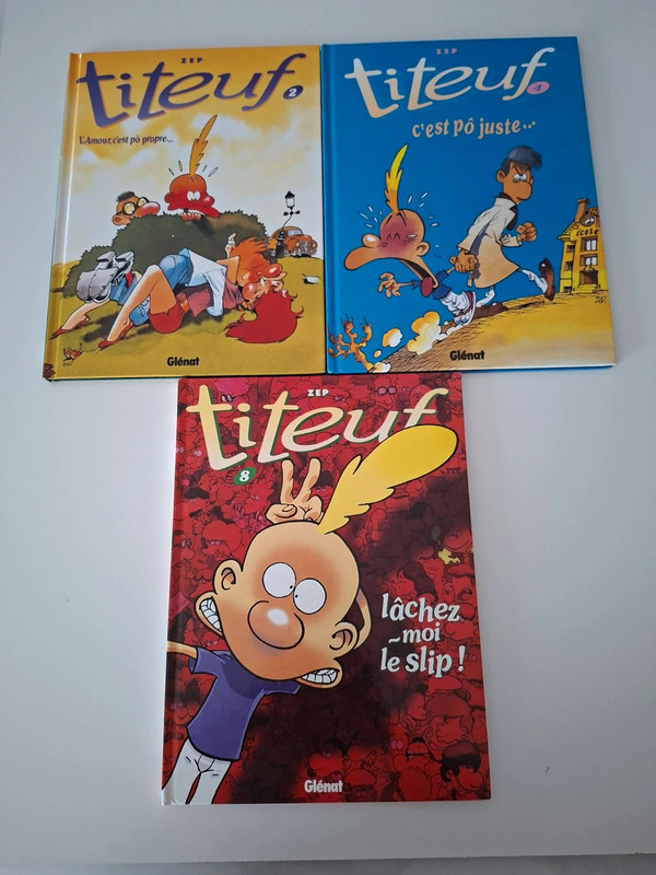 Lot 3 BD titeuf