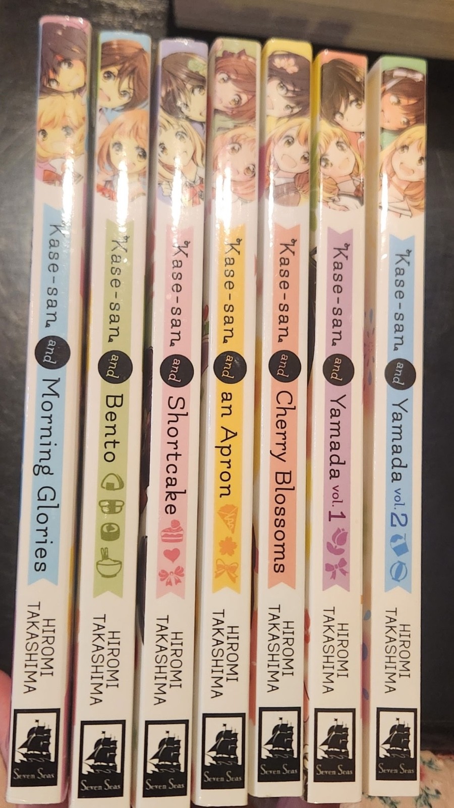 Kase-san yuri manga volumi inglesi 1-7 cofanetto serie completa