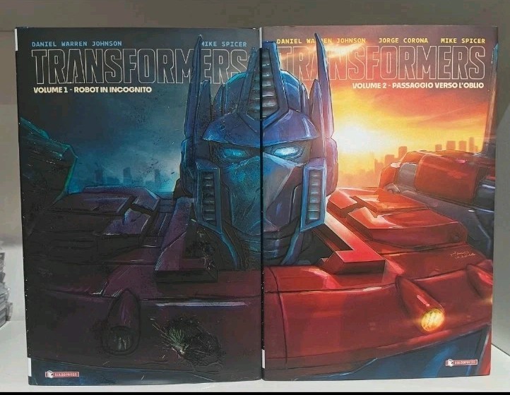 Transformers Variant Light & Dark Napoli Comicon Connecting Cover Limited 400