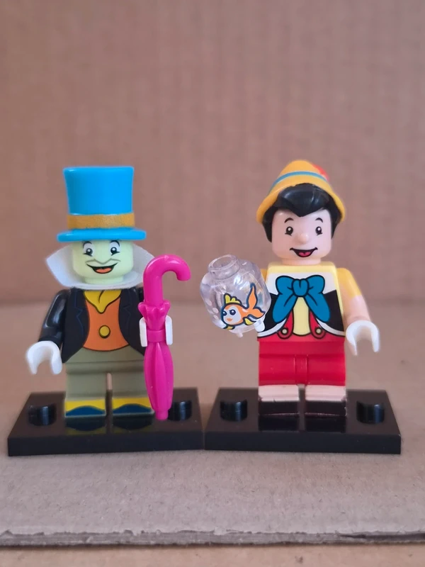Disney Pinocchio e Grillo parlante stile lego compatibili