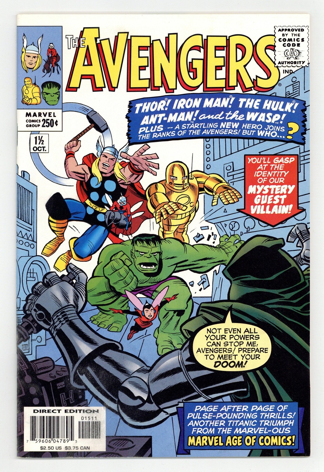 Avengers 1 1/2 #1 FN+ 6.5 1999