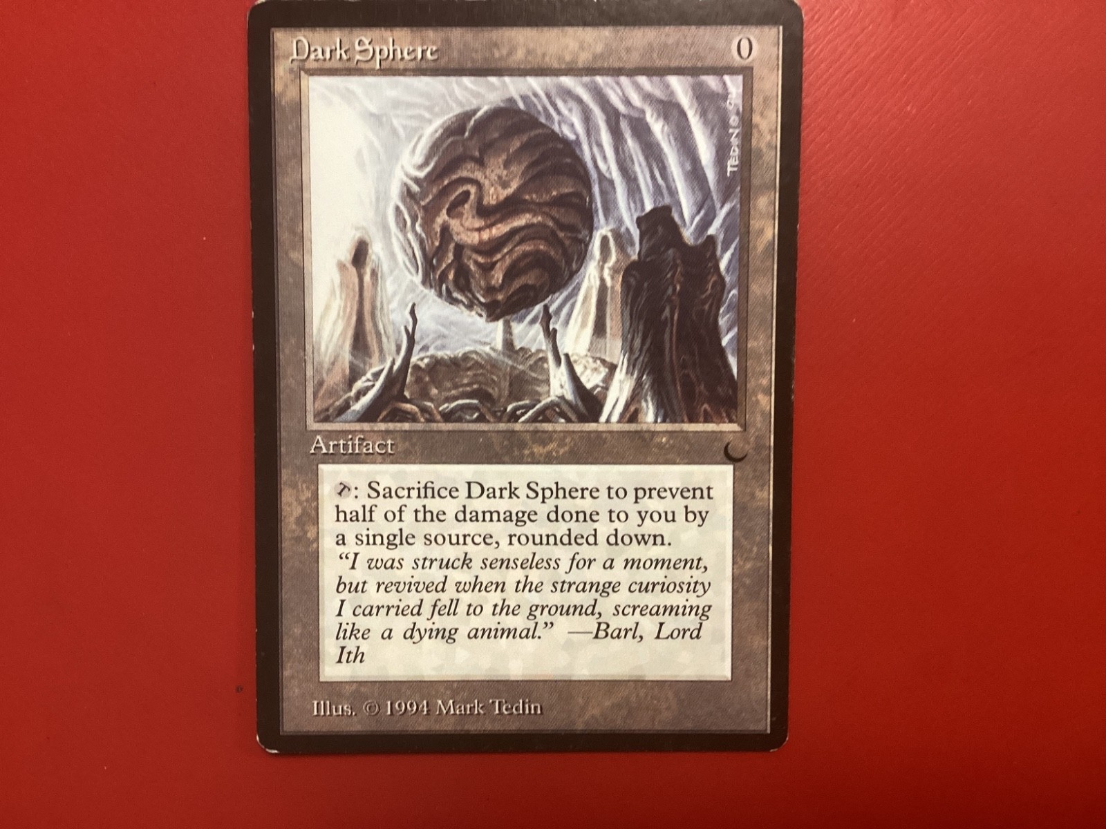 MTG THE DARK DARK SPHERE CARD ENGLISH