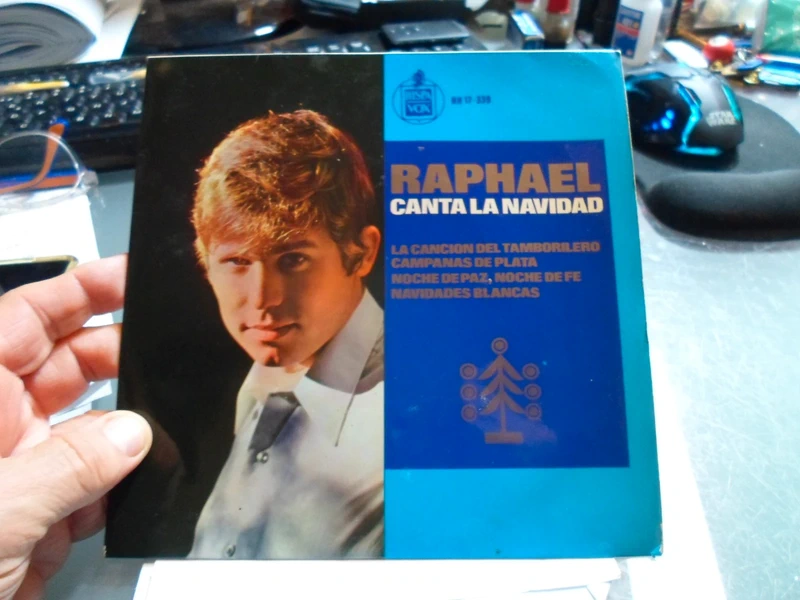 Disco vinilo single de Raphael