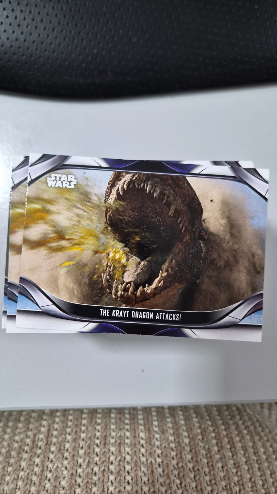 Topps Star Wars Mandalorian 2021 Base #087 The Krayt Dragon Attacks!