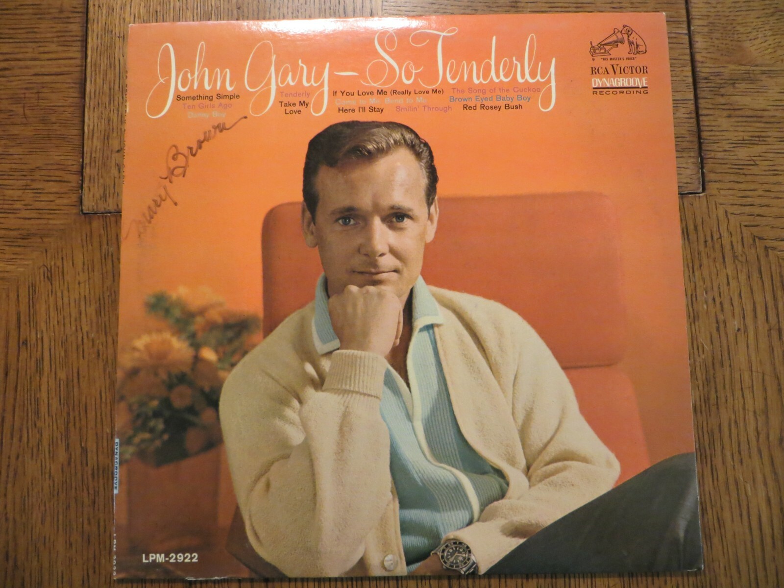 John Gary – So Tenderly - 1964 - RCA Victor LPM-2922 Vinyl LP VG/VG!!!
