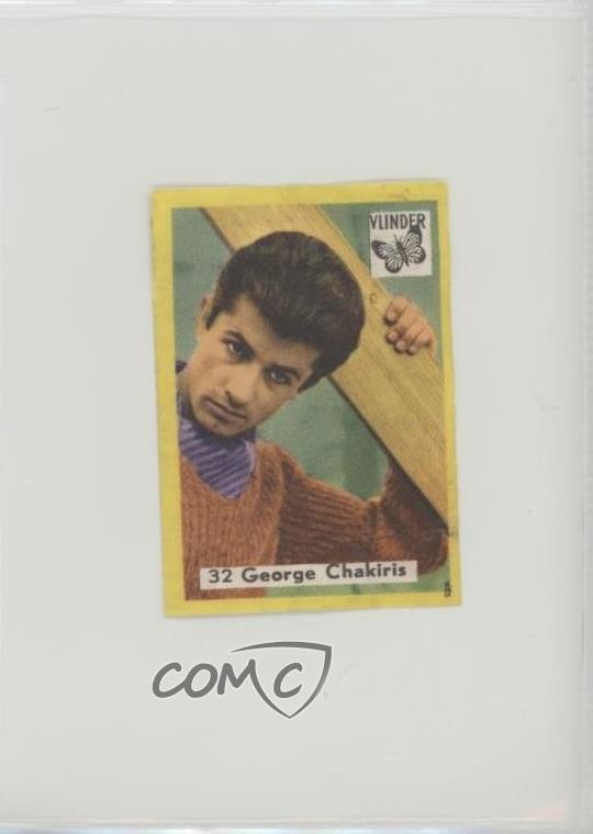 1958-76 Vlinder Matches Film TV e Musica Stars George Chakiris Chakins #32 0w6