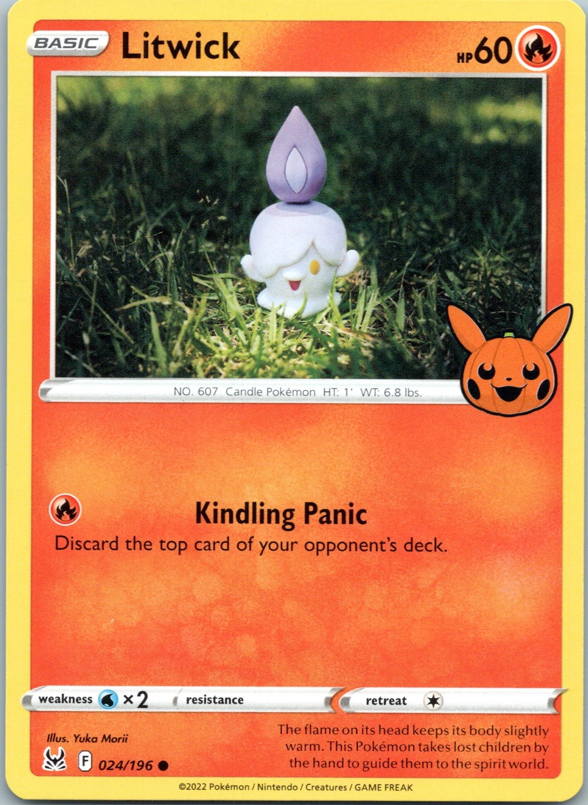 Litwick 024/196 Common Trick or Trade BOOster 2023 Pokemon Near Mint