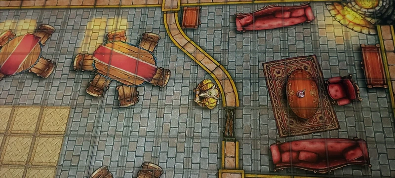 La salle de réception, battlemap pour JDR