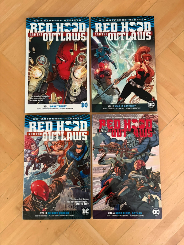 4x Red Hood and the Outlaws, Comics, DC Universe Rebirth