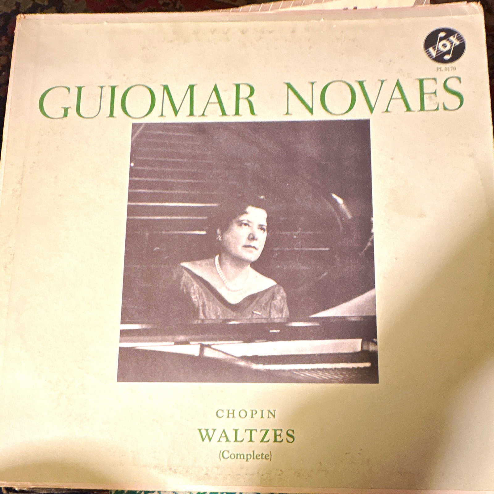 Guiomar Novaes Chopin Waltzes (Complete) Vox PL 8170 UHF LP Vinyl