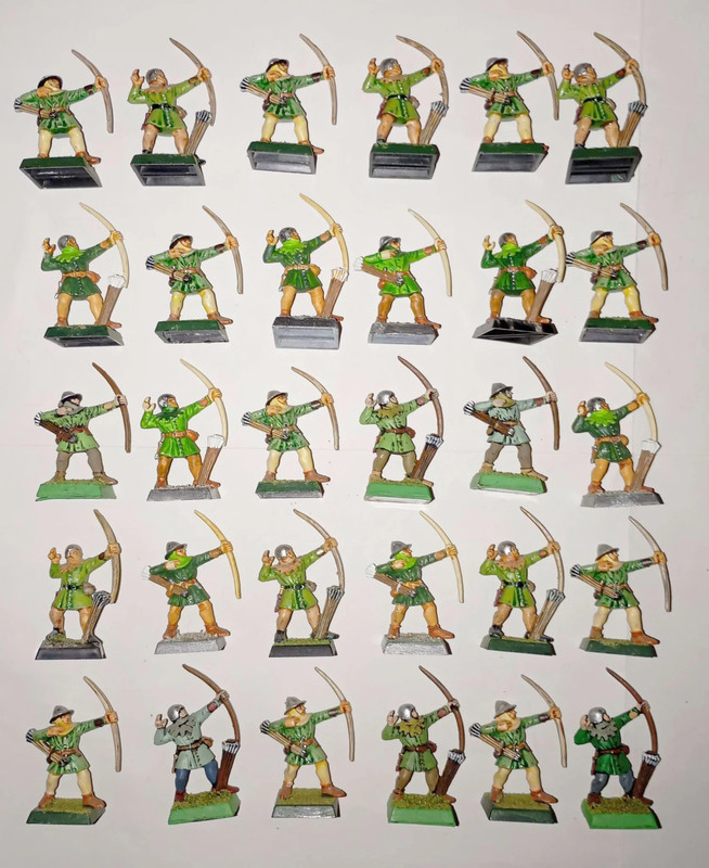 30 Arqueros Bretonianos Pintados