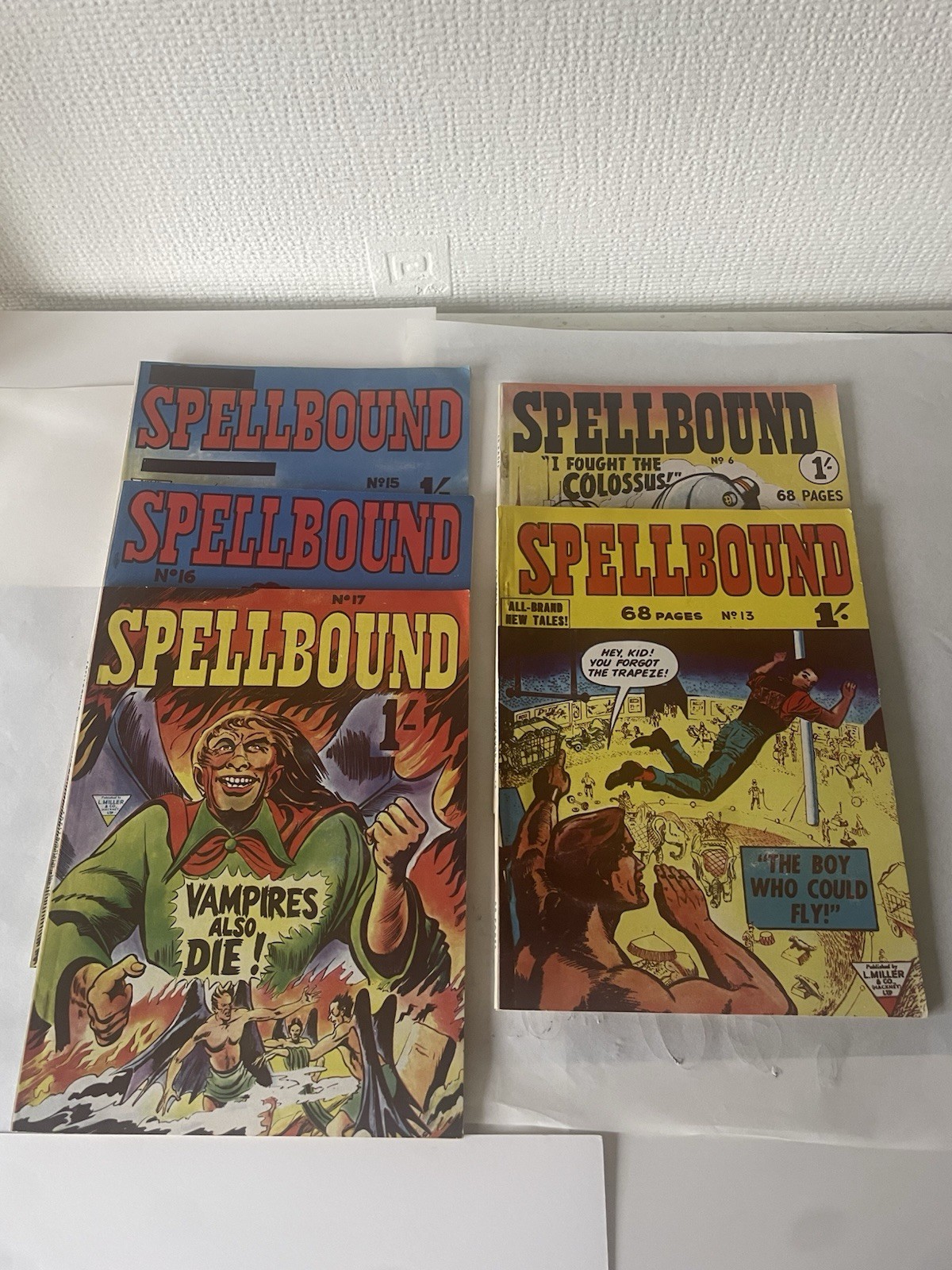 SPELLBOUND L.miller x5 Issues Clean Sharp #6 # 13 # 15 #16 #17