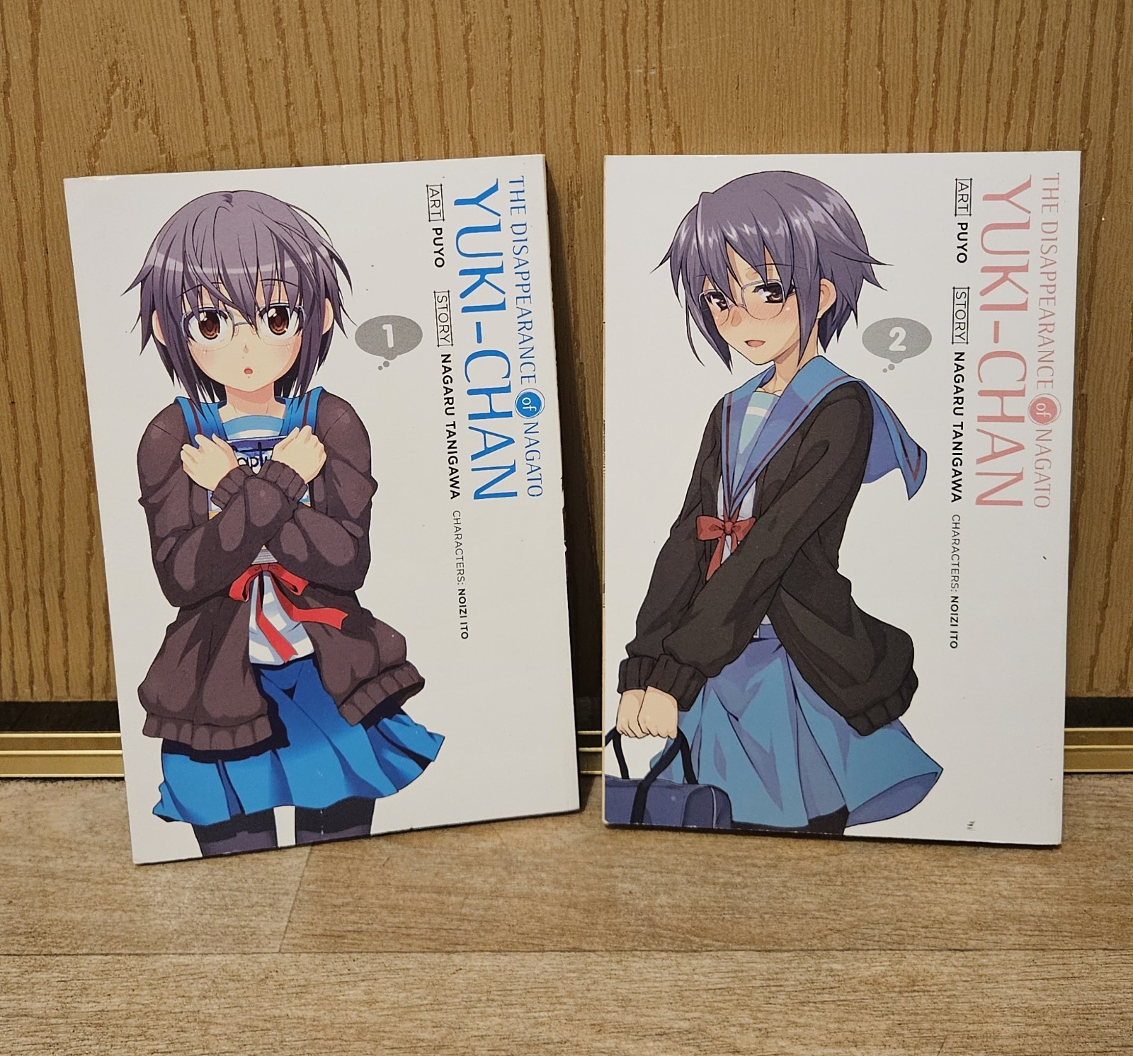 The Disappearance of Nagato Yuki-chan Volumes 1 & 2 Manga Anime Comic Books