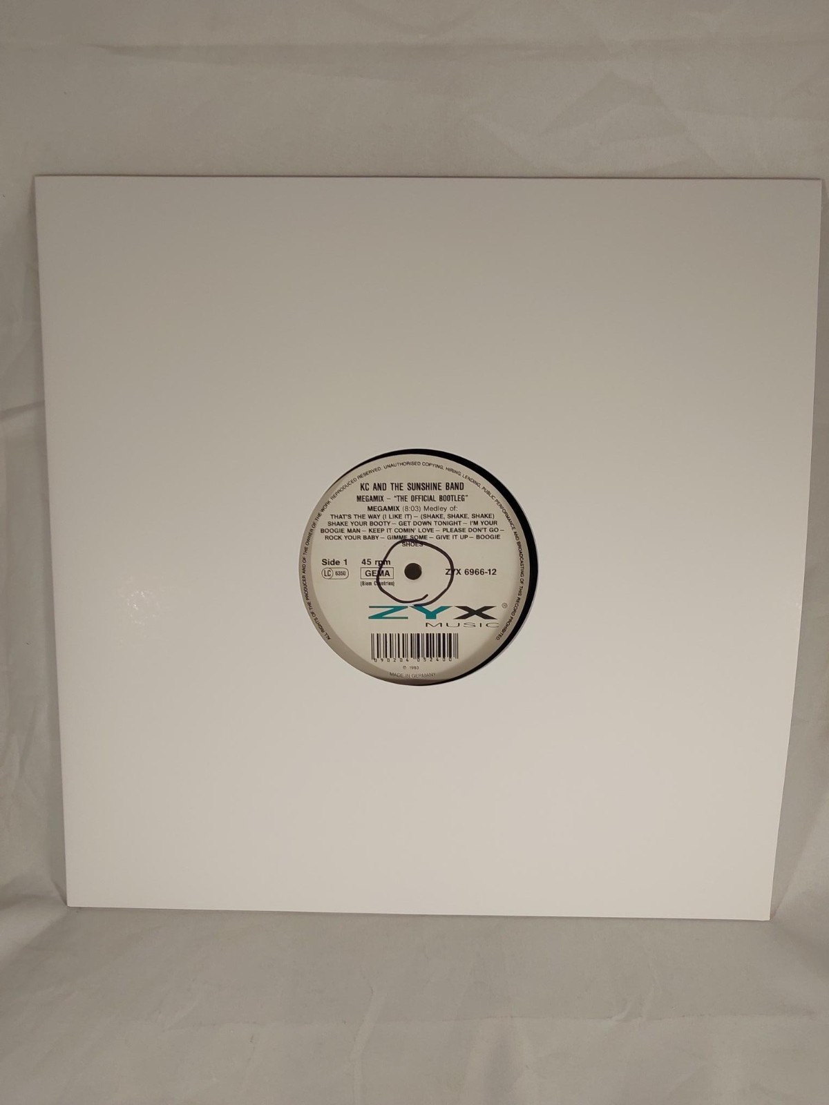 KC & the Sunshine Band - Megamix Bootleg 12" Single / German Import Record