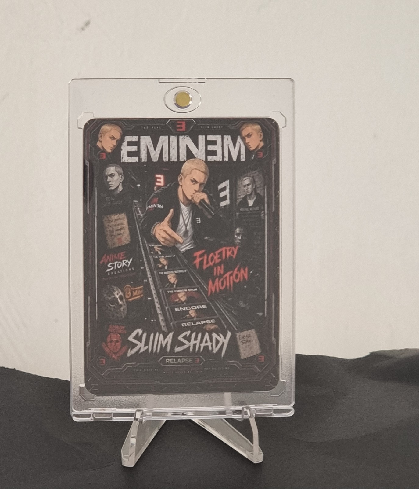 Eminem Double-Sided Anime Story Creations w/Case & Stand