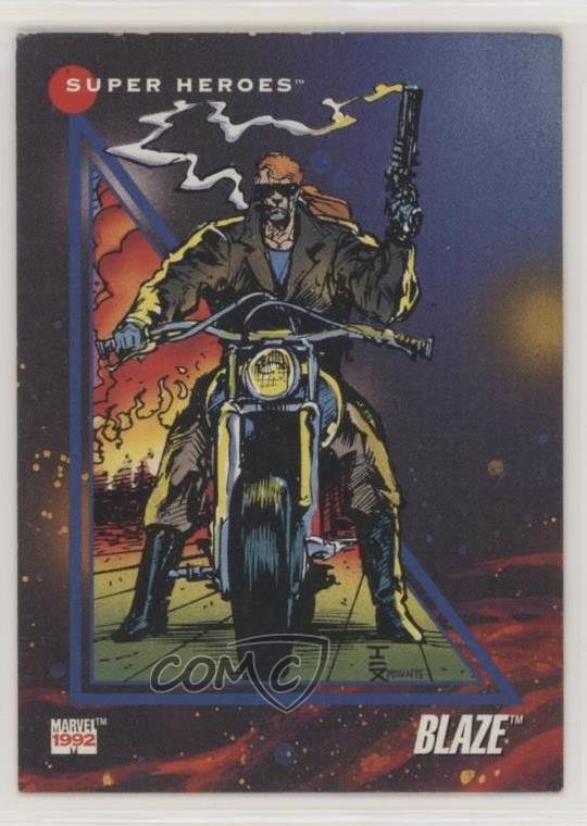 1992 Impel Marvel Universe Serie III Super Heroes Blaze #44 0nl0