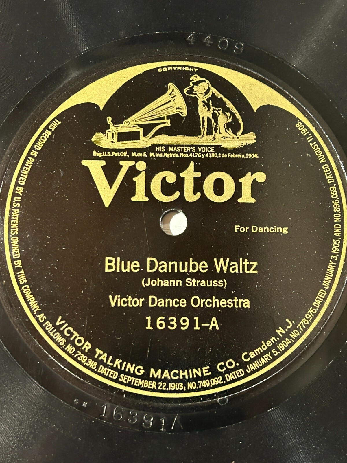 Victor Dance Orchestra / Arthur Pryor's Band – Blue Danube Waltz / Angel Of Love