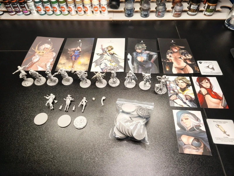 Lote de miniaturas kingdom death Monster