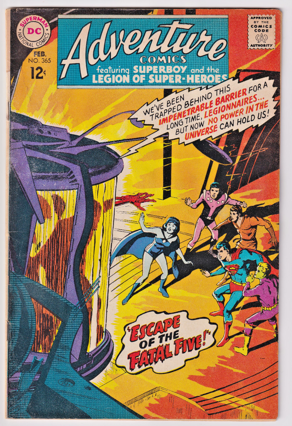 12¢ DC National Comics /  Adventure Comics / SuperBoy & Legion of Super Heroes