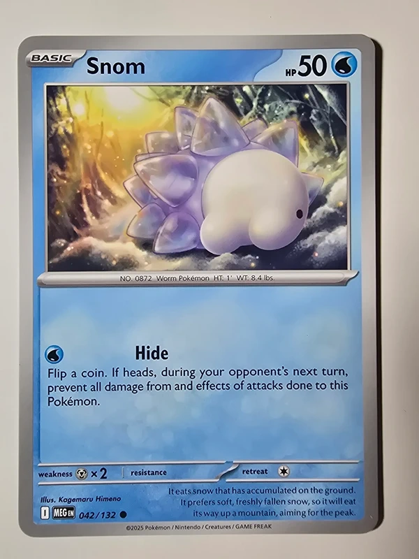snom (mega evolution 042/132) (trading card)