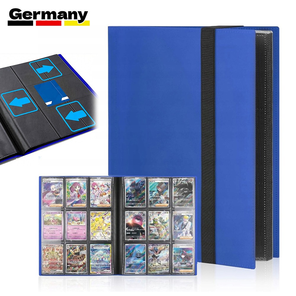 Album figurine con 9 scomparti 360 tasche album figurine per carte raccoglitore