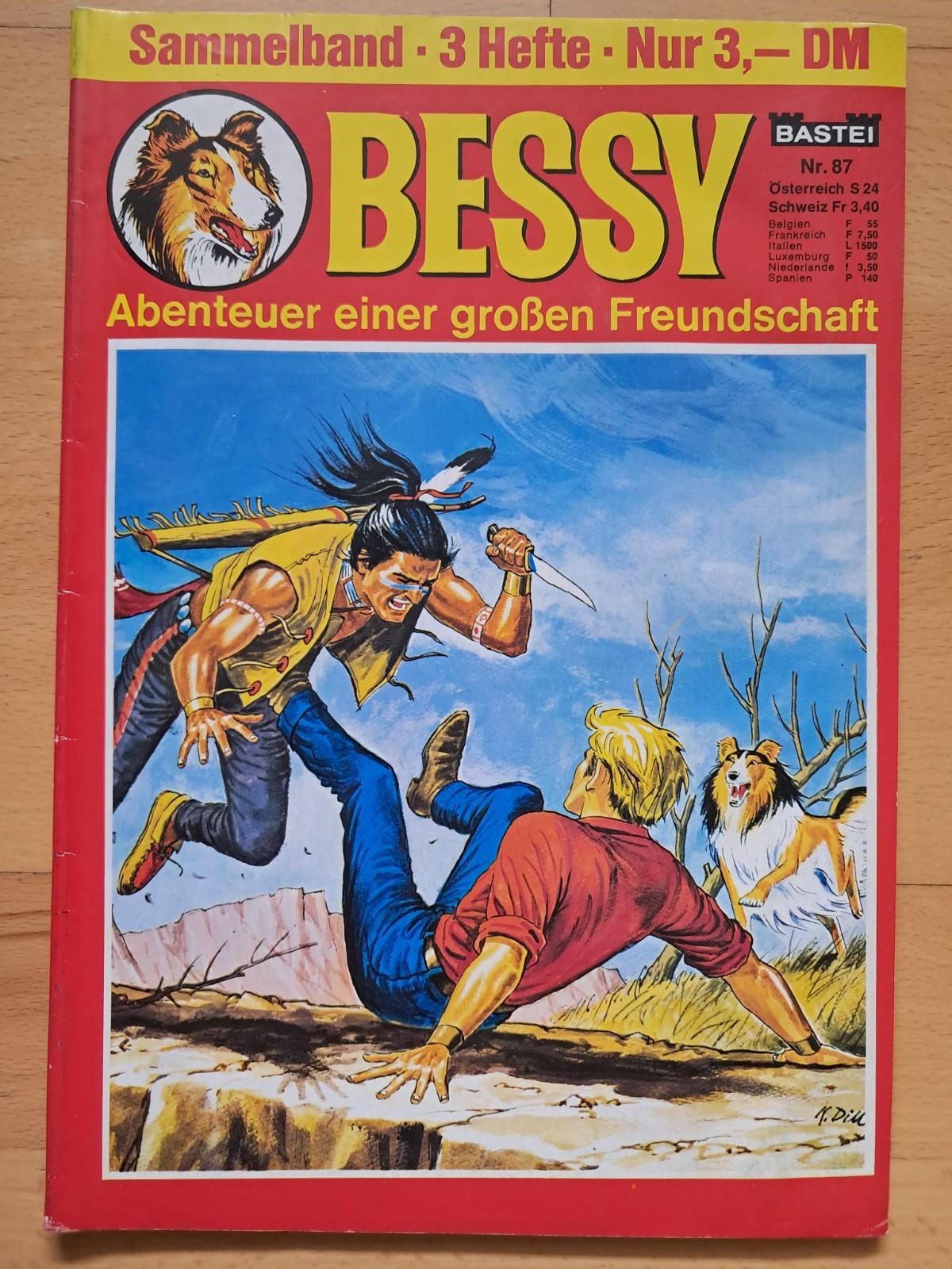 Raccolta Bessy n.87 con Bessy n.707, 85, 86 - Z1-2 BASTEI WESTERN COMIC