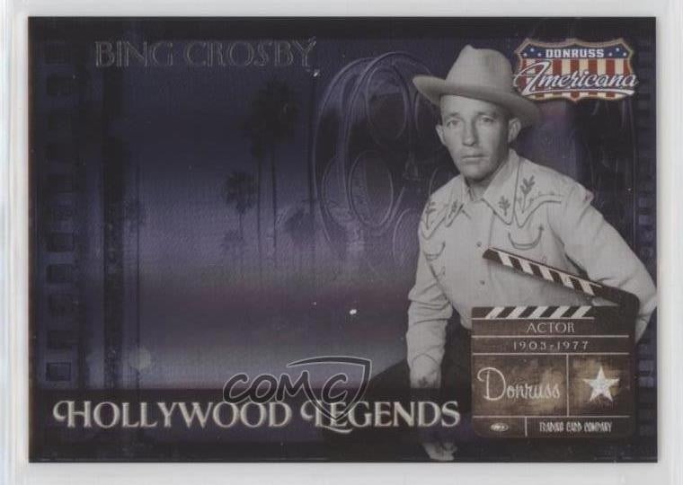 2007 Donruss Americana Hollywood Legends 423/500 Bing Crosby #HL-40 g7g