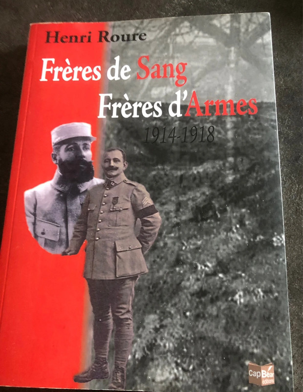 Freres de Sang Frères d'Armes 1914-1918 Cap Bear