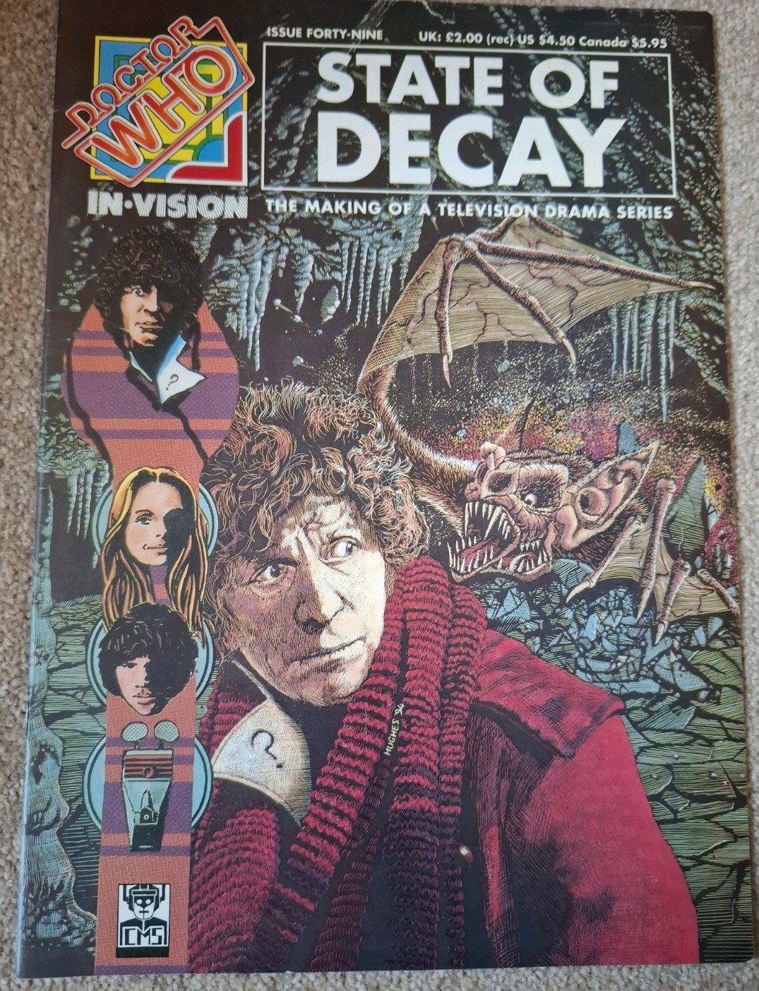 In-Vision Issue 49 'State of Decay' Doctor Who A4 Fanzine