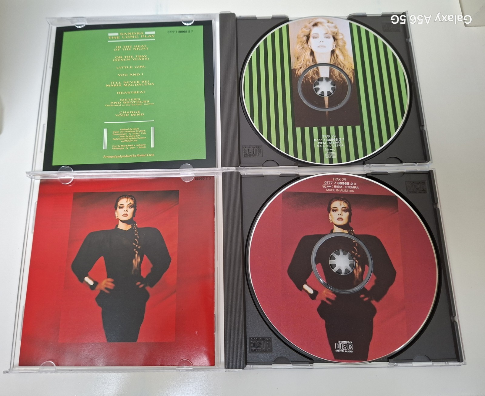 SANDRA LAUER CRETU COLLECTORS EDITION PICTURE DISC CD BOX LONG PLAY MIRRORS 
